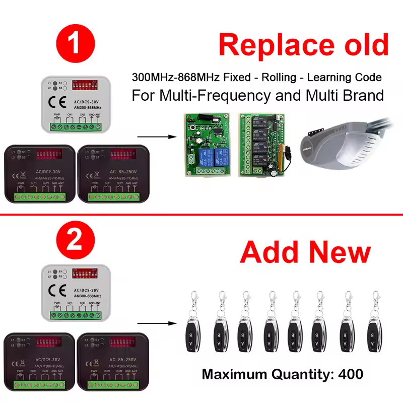 Universal Wifi Smart Switch Mo - 433Mhz Receiver Module ulasan dan harga