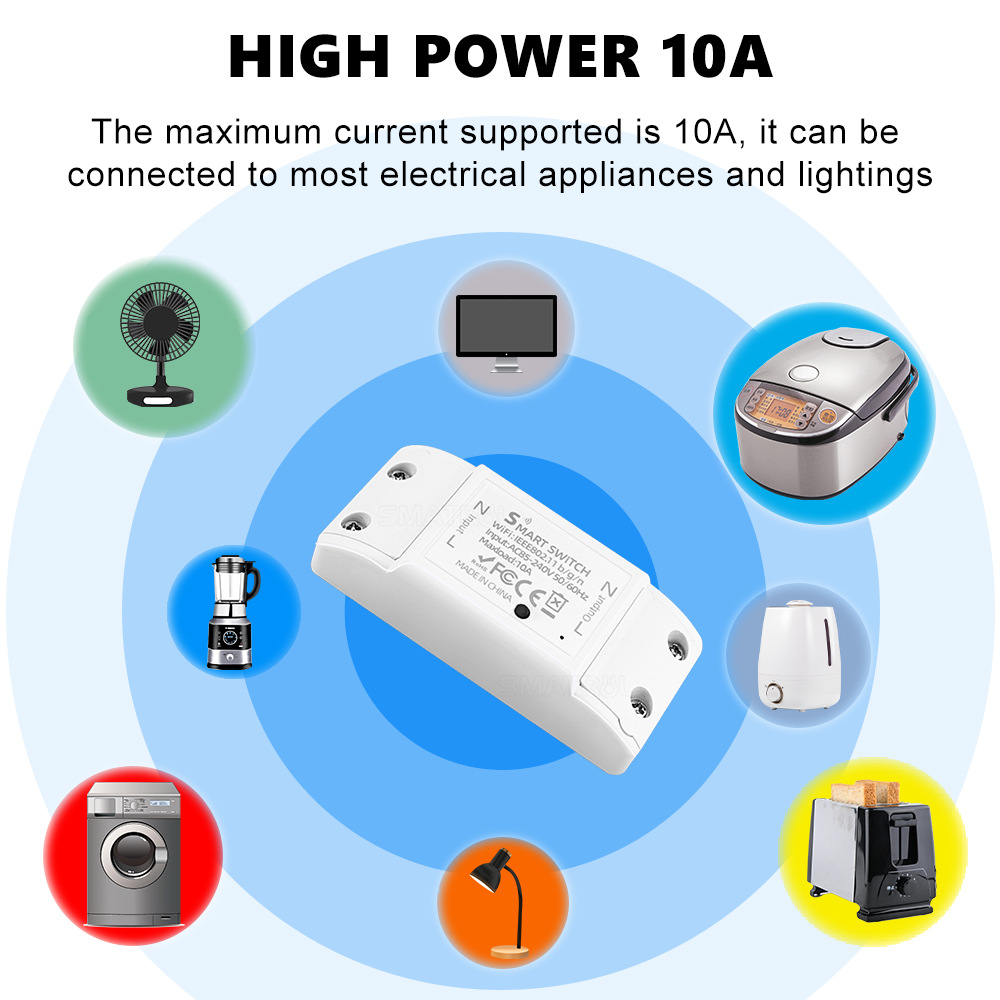 10A Basic R2 Relay WiFi Smart  - Sonoff Basic Switch ulasan dan harga