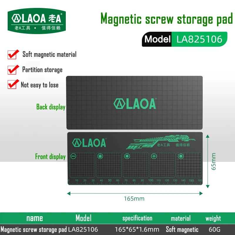 LAOA Magnetic Screw Storage Ma - Home Automation System Diy ulasan dan harga
