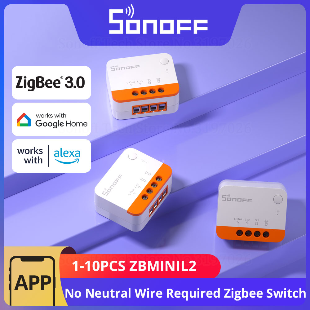 1-10PCS SONOFF ZBMINIL2 Zigbee - Sonoff Basic Switch ulasan dan harga