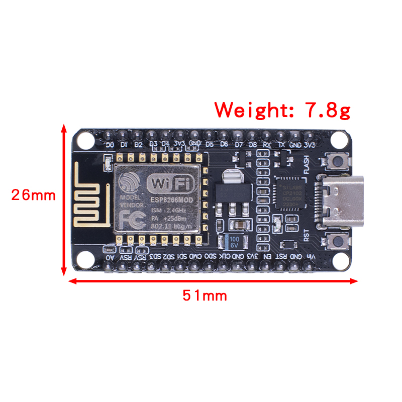Wireless Module NodeMCU CP2102 - Esp8266 Nodemcu Board ulasan dan harga