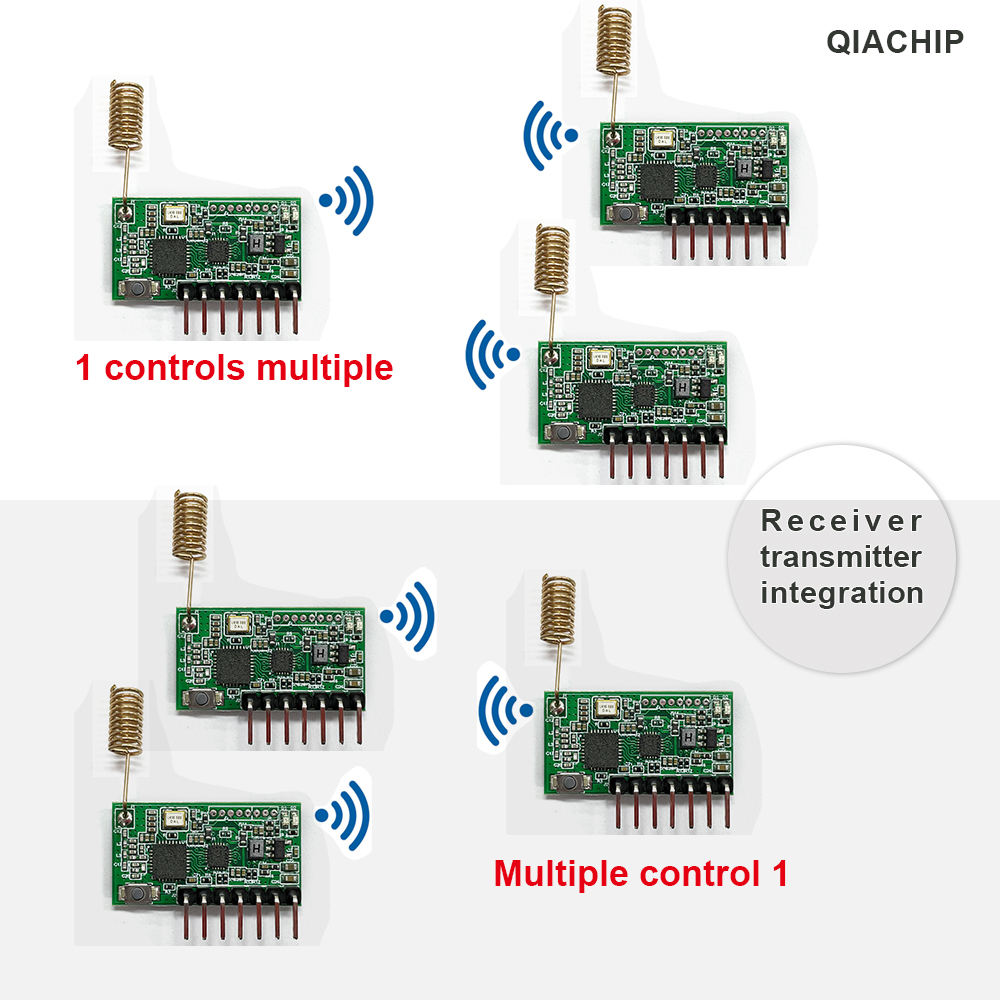 QIACHIP RF Receiving and Trans - Home Automation With Arduino ulasan dan harga
